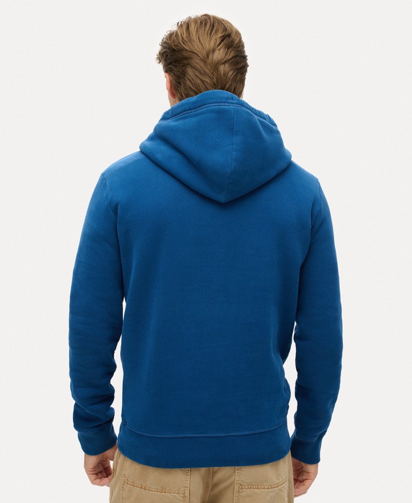 bluza z kapturem essential logo w kolorze pilot mid blue