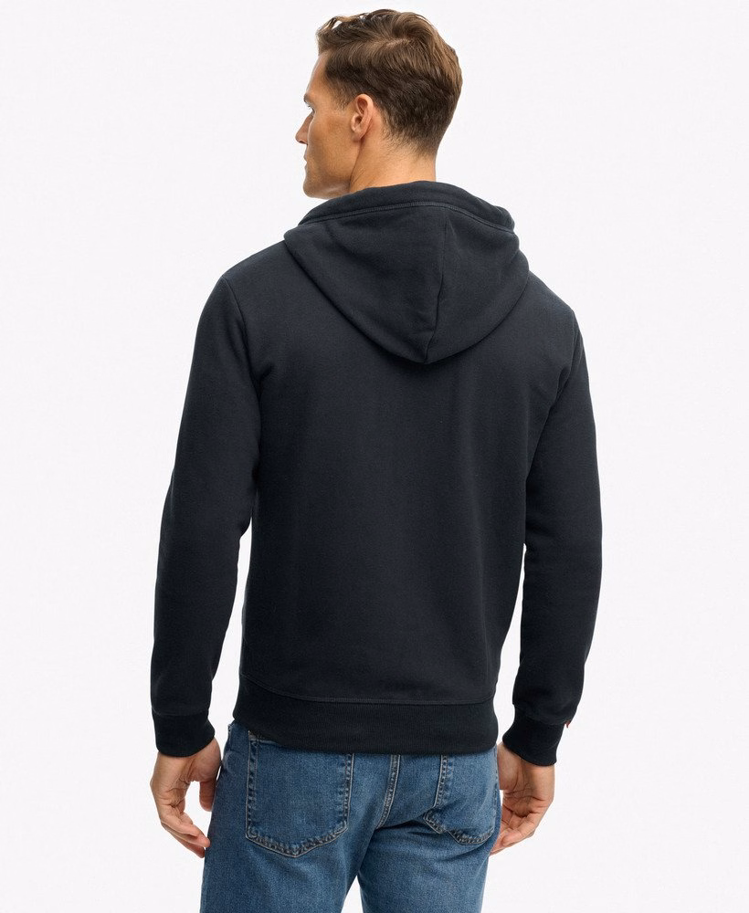 Bluza z kapturem Essential Logo Half Brushed zapinana na zamek