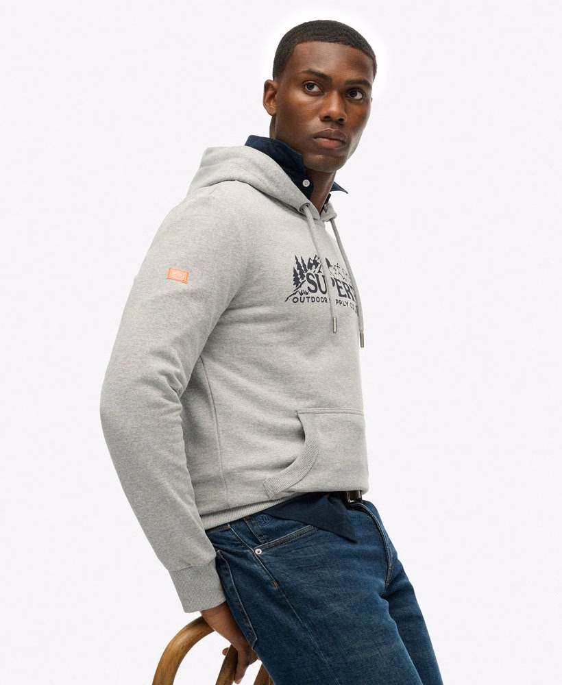 Bluza z kapturem Outdoor Scene Relaxed