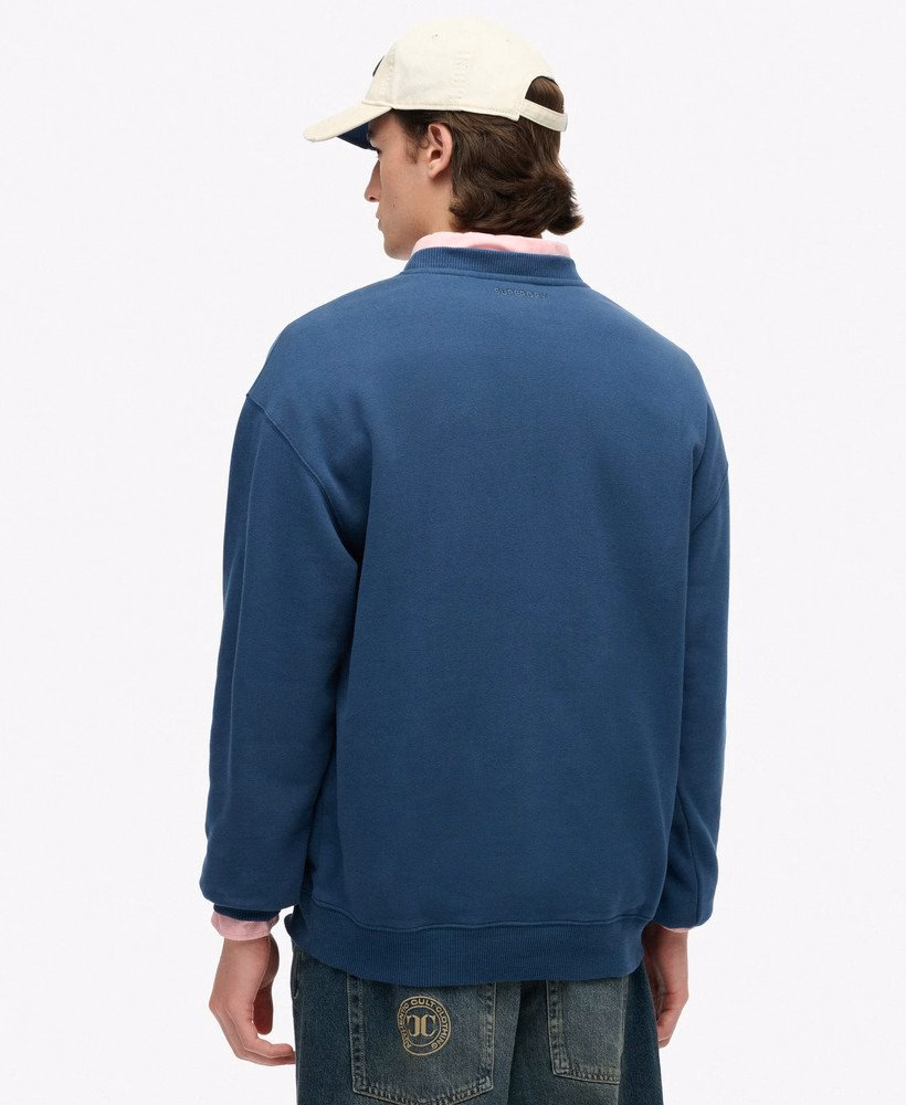 Bluza oversize z okrągłym dekoltem