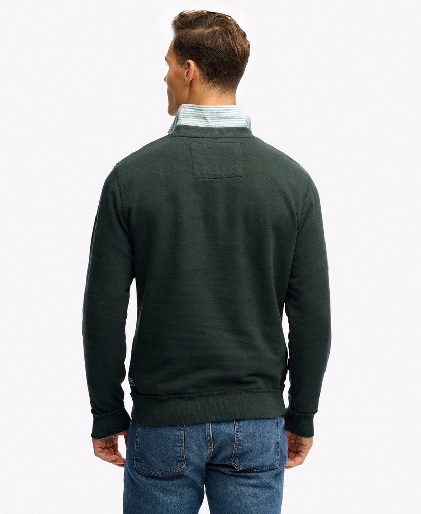Bluza sportowa w stylu vintage z okrągłym dekoltem