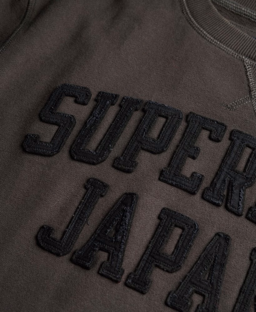 Bluza sportowa w stylu vintage z okrągłym dekoltem