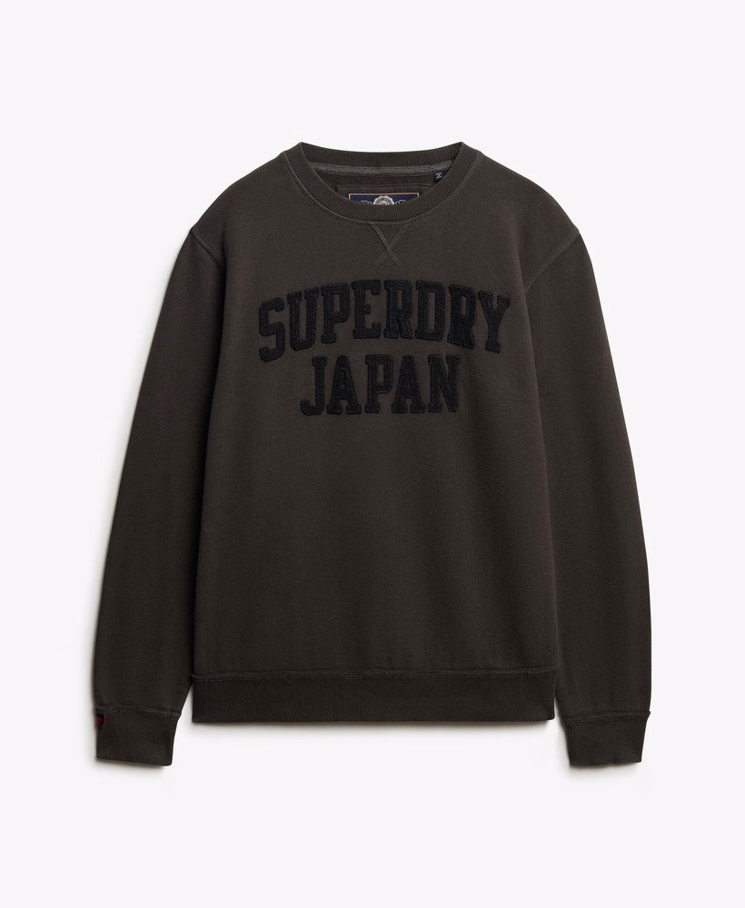 Bluza sportowa w stylu vintage z okrągłym dekoltem