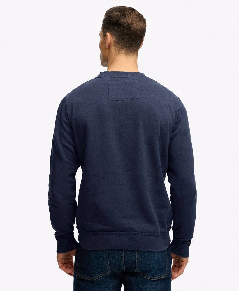 Bluza sportowa w stylu vintage z okrągłym dekoltem