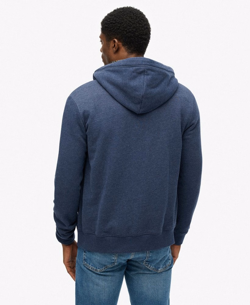 Bluza z kapturem Essential Logo Half Brushed zapinana na zamek