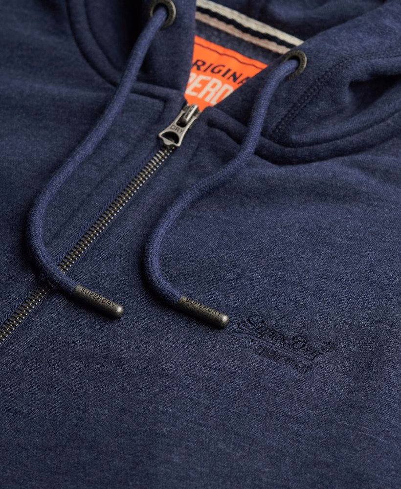 Bluza z kapturem Essential Logo Half Brushed zapinana na zamek