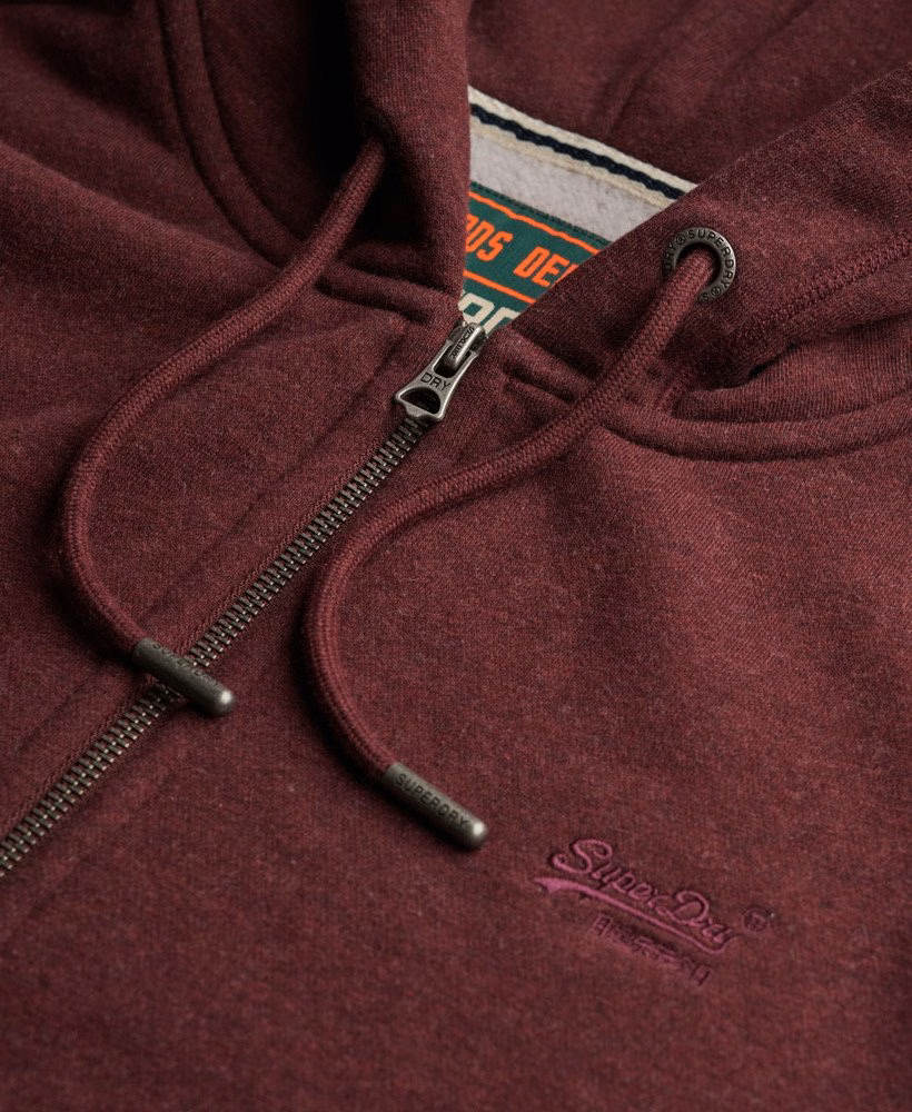 Bluza z kapturem Essential Logo Half Brushed zapinana na zamek