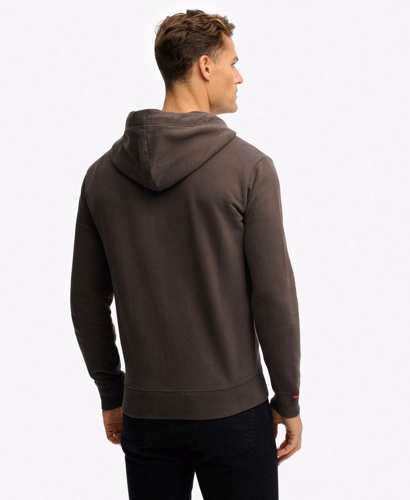 Bluza z kapturem Essential Logo Half Brushed zapinana na zamek