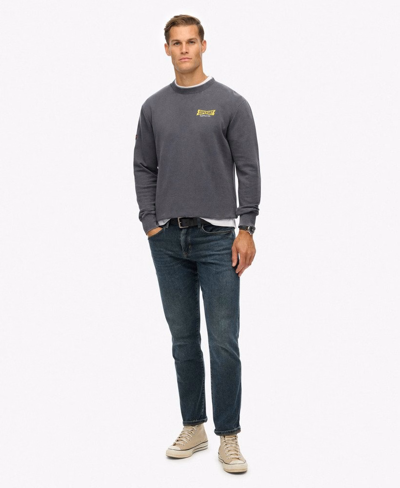 Bluza z luźnym okrągłym dekoltem Heritage Tab