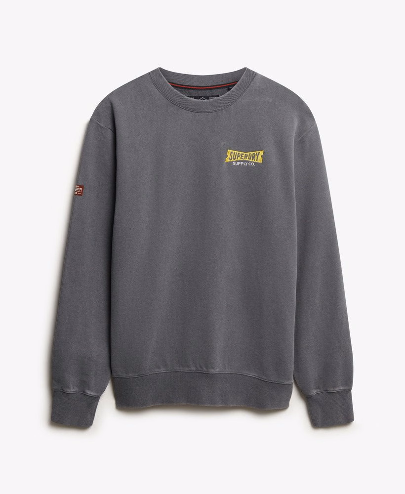 Bluza z luźnym okrągłym dekoltem Heritage Tab