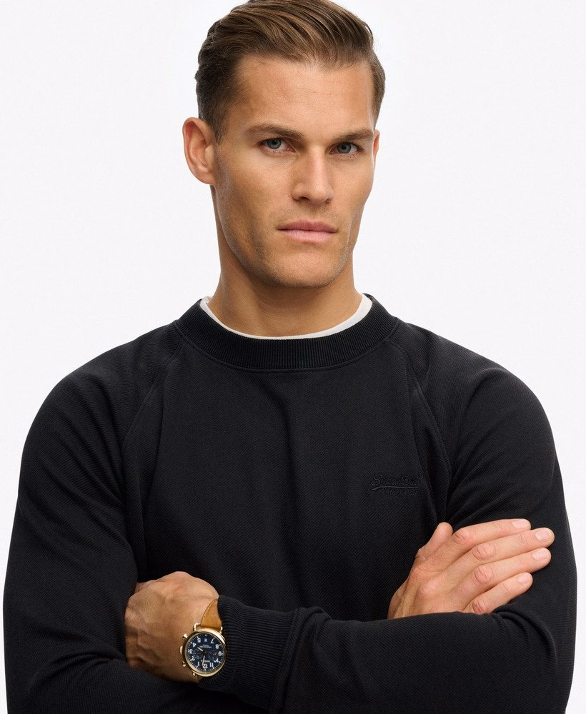 Bluza z okrągłym dekoltem Essential Logo Raglan