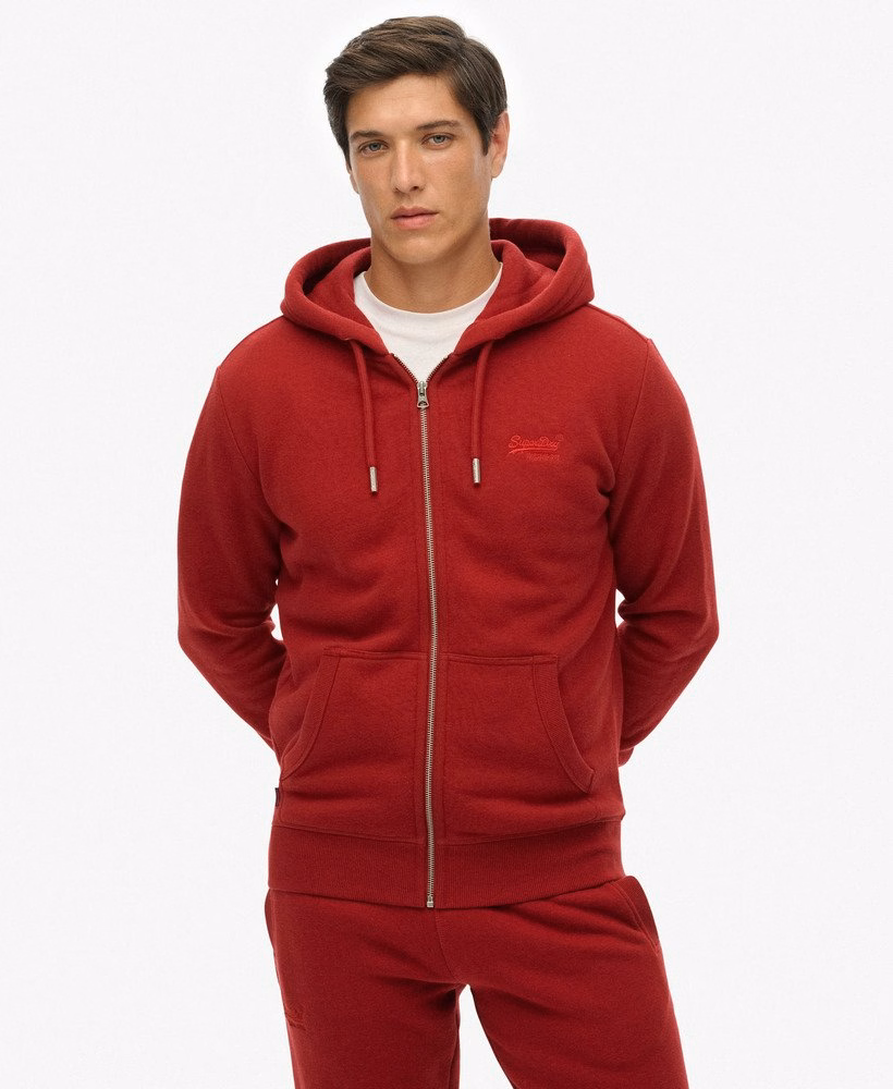 Bluza z kapturem i haftowanym logo Vintage