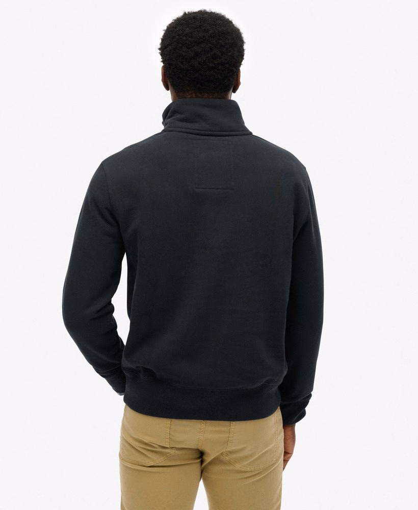Bluza Essential Logo z zamkiem błyskawicznym do połowy