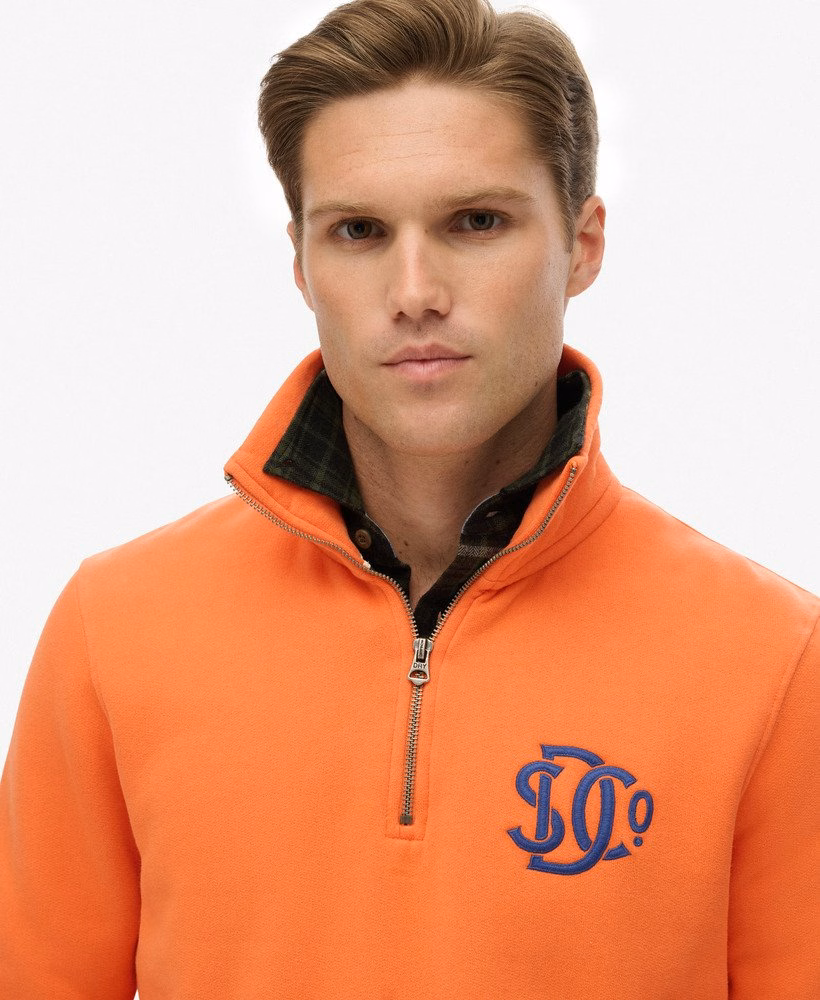 SD&Co. Bluza dresowa z suwakiem do połowy