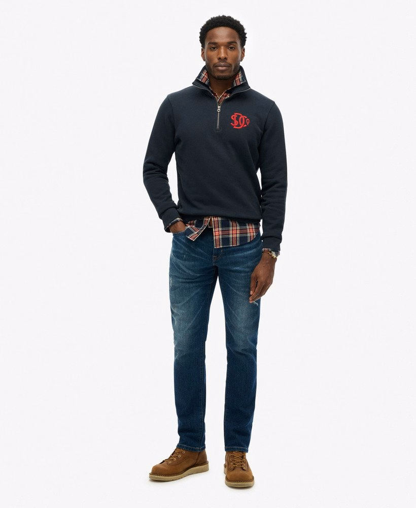 SD&Co. Bluza dresowa z suwakiem do połowy