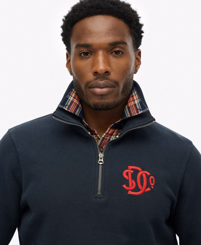 SD&Co. Bluza dresowa z suwakiem do połowy