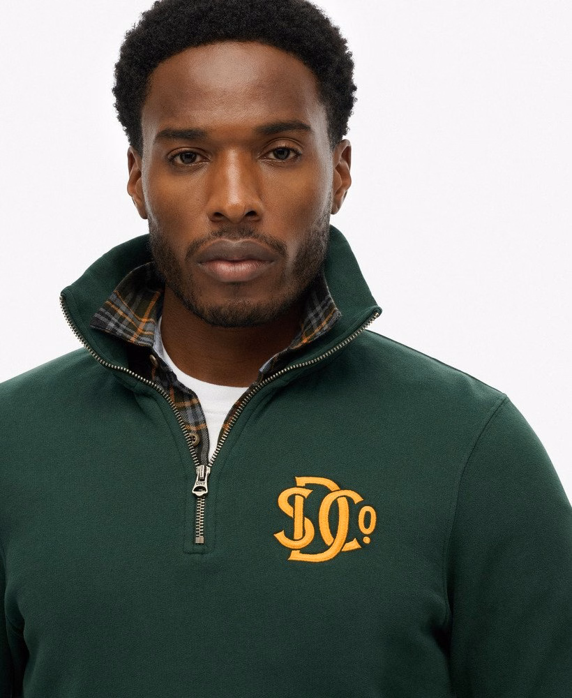 SD&Co. Bluza dresowa z suwakiem do połowy
