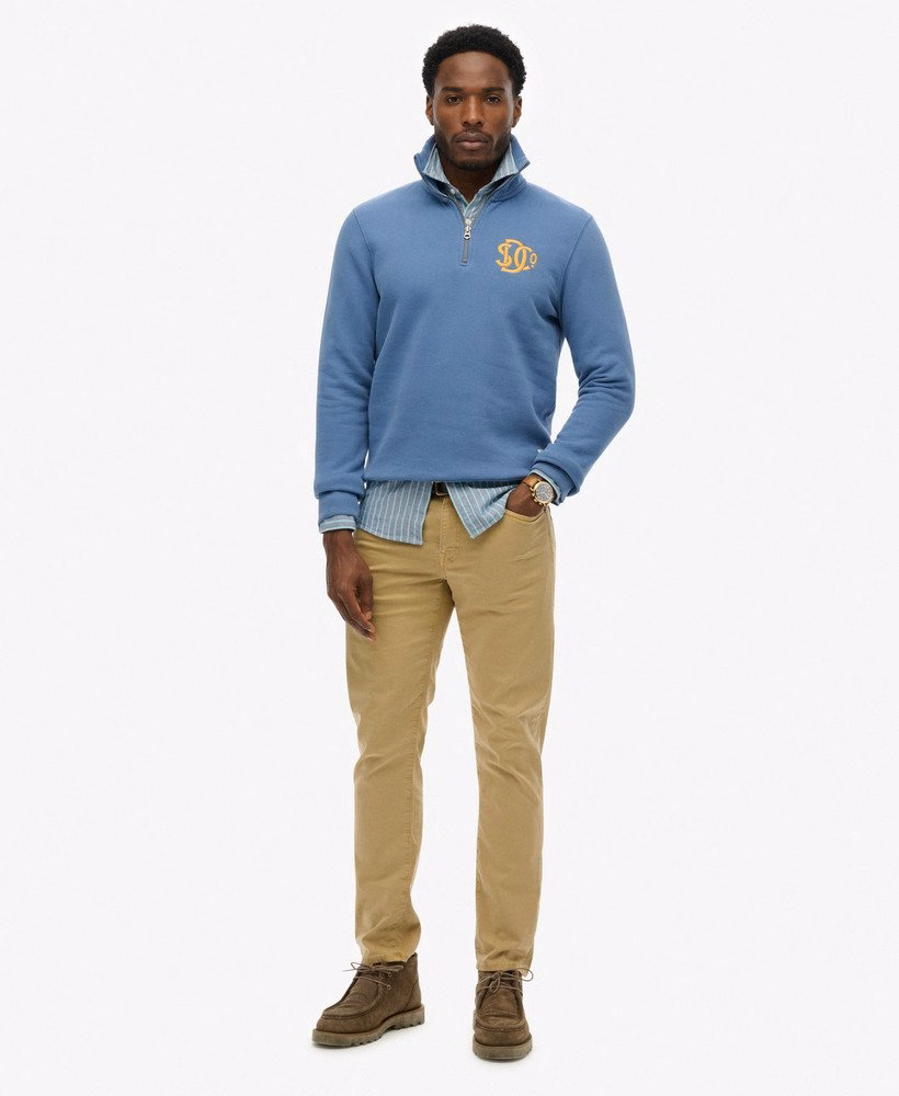 SD&Co. Bluza dresowa z suwakiem do połowy