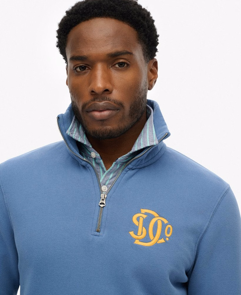 SD&Co. Bluza dresowa z suwakiem do połowy