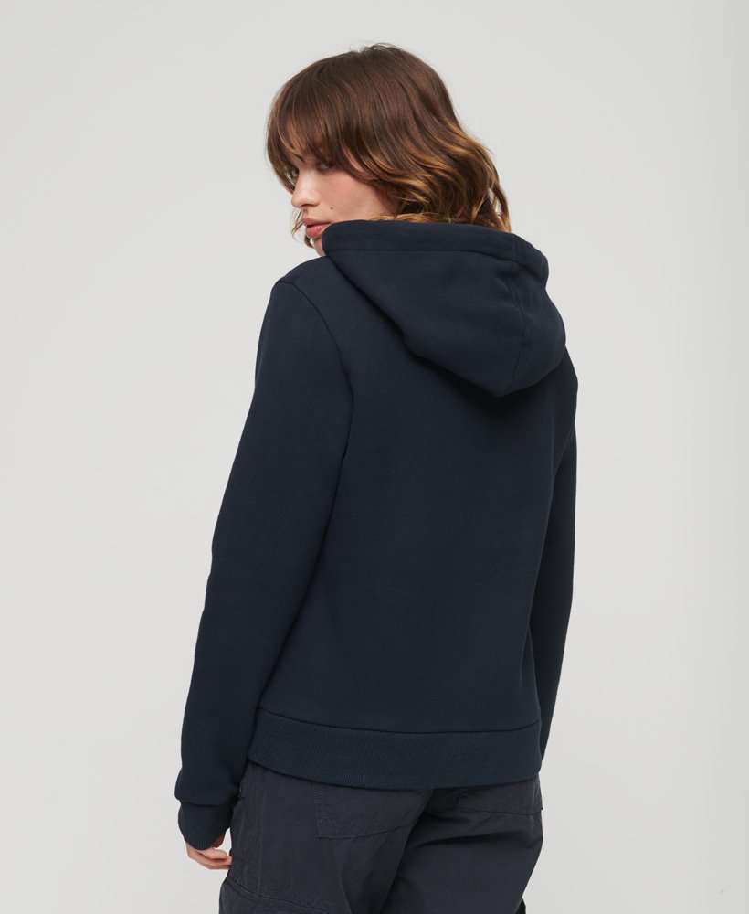 bluza z kapturem scripted college graphic w kolorze eclipse navy