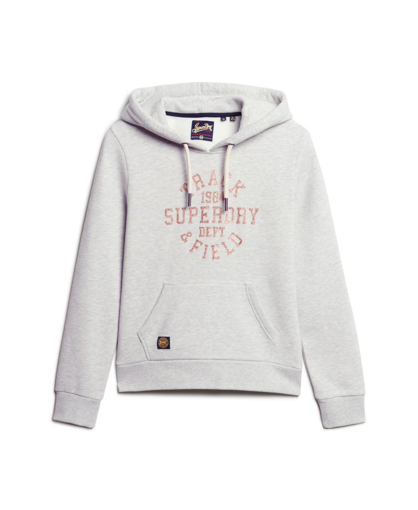 bluza z kapturem scripted college graphic w kolorze glacier grey marl