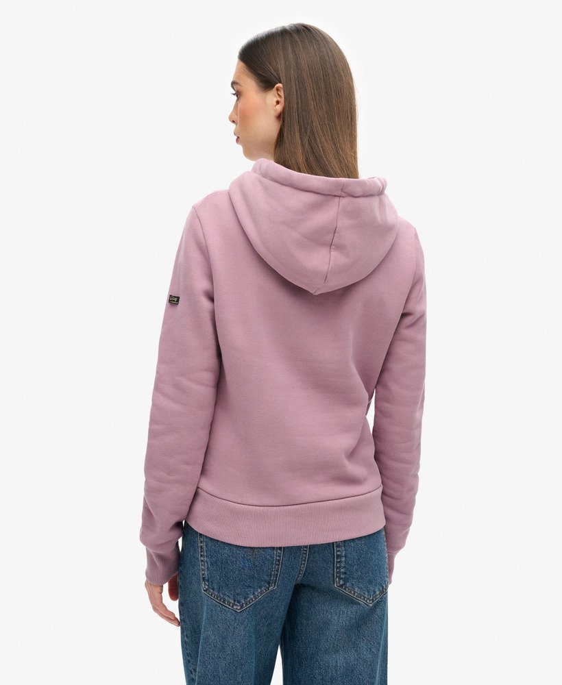 japońska bluza z kapturem z nadrukiem w stylu vintage w kolorze dazed lilac