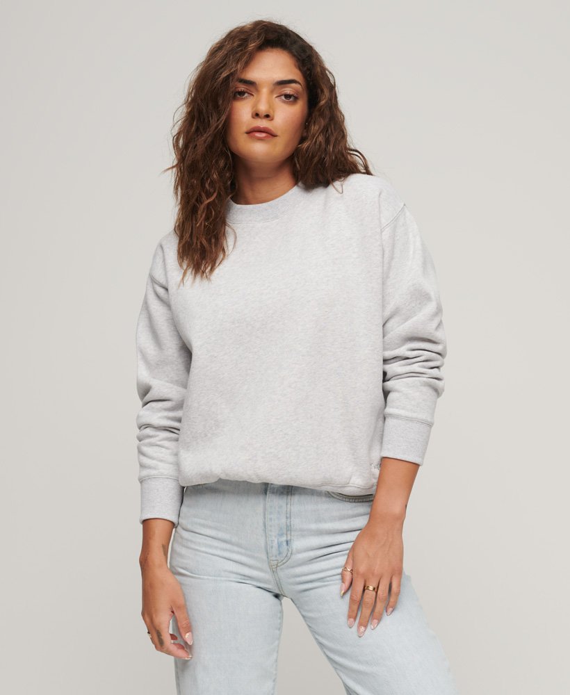 bluza essential logo loosed fit w kolorze glacier grey marl