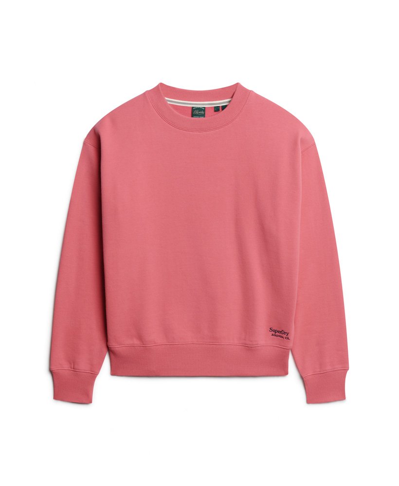 bluza essential logo loosed fit w kolorze camping pink