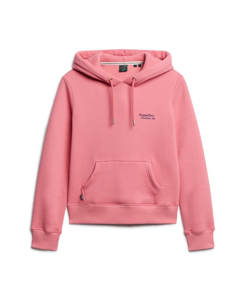 bluza z kapturem essential logo w kolorze camping pink