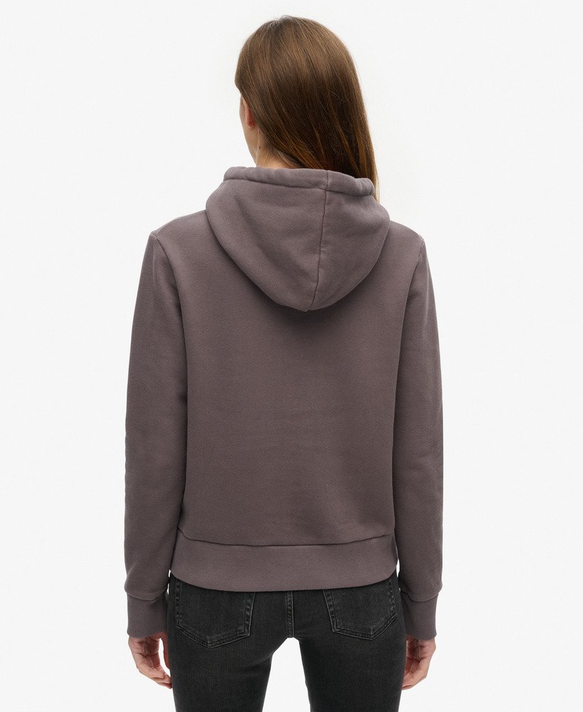bluza z kapturem tokyo vintage z graficznym logo w kolorze rock dark grey
