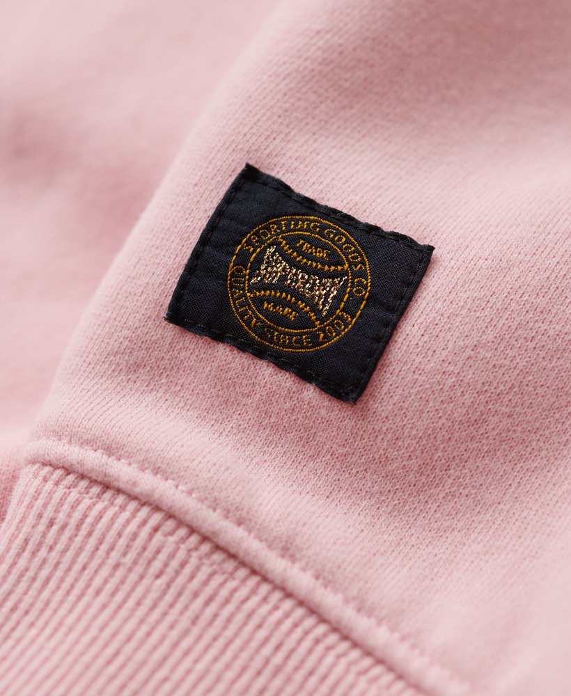 bluza sportowa z aplikacją w kolorze romance rose pink