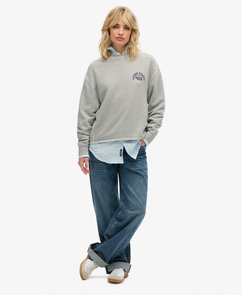 bluza athletic essentials w kolorze szary melanŻ