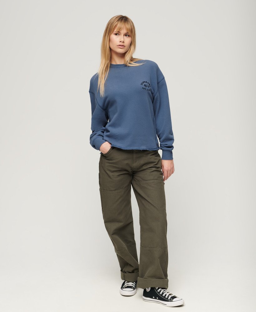 bluza athletic essentials w kolorze wedgewood blue