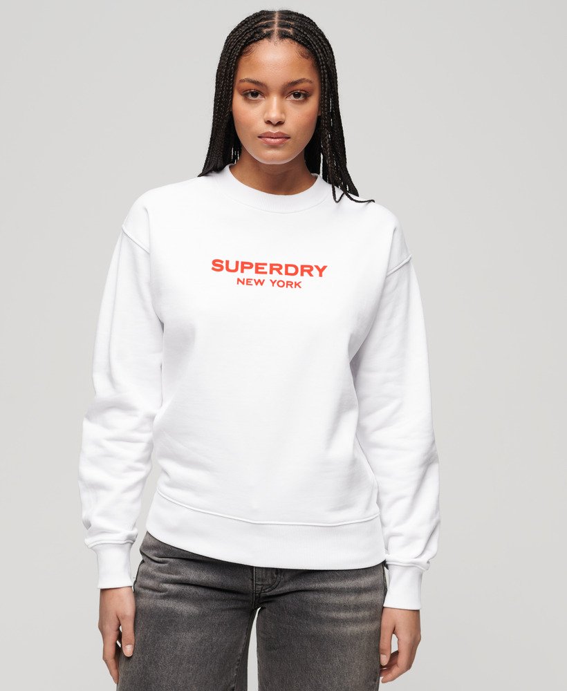 bluza sport luxe crew w kolorze brilliant white