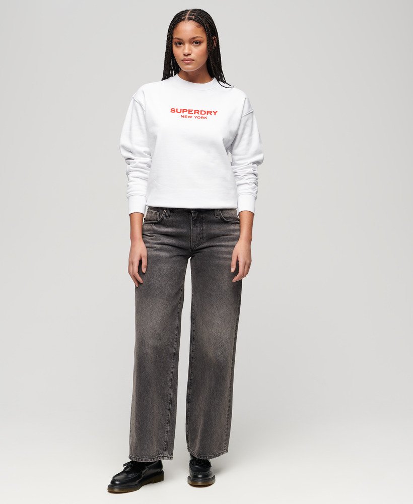 bluza sport luxe crew w kolorze brilliant white