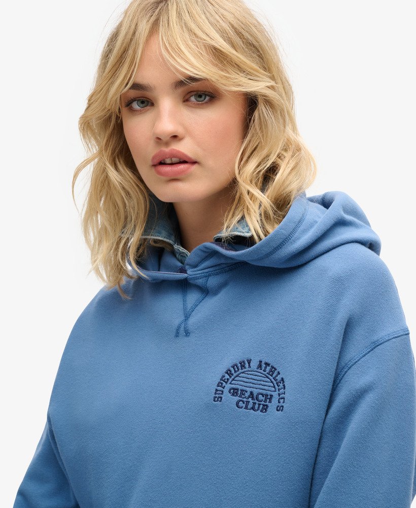 bluza z kapturem athletic essentials w kolorze wedgewood blue