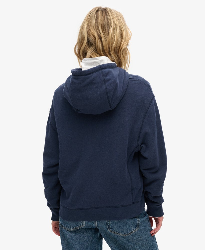 bluza z kapturem athletic essentials w kolorze richest navy