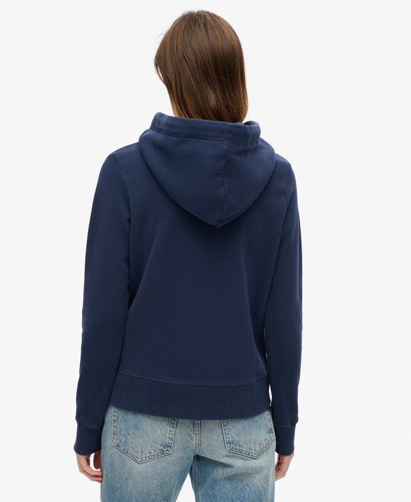bluza z kapturem essential logo w kolorze richest navy
