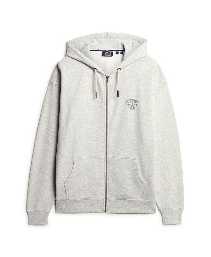 bluza z kapturem athletic essentials oversized w kolorze glacier grey marl