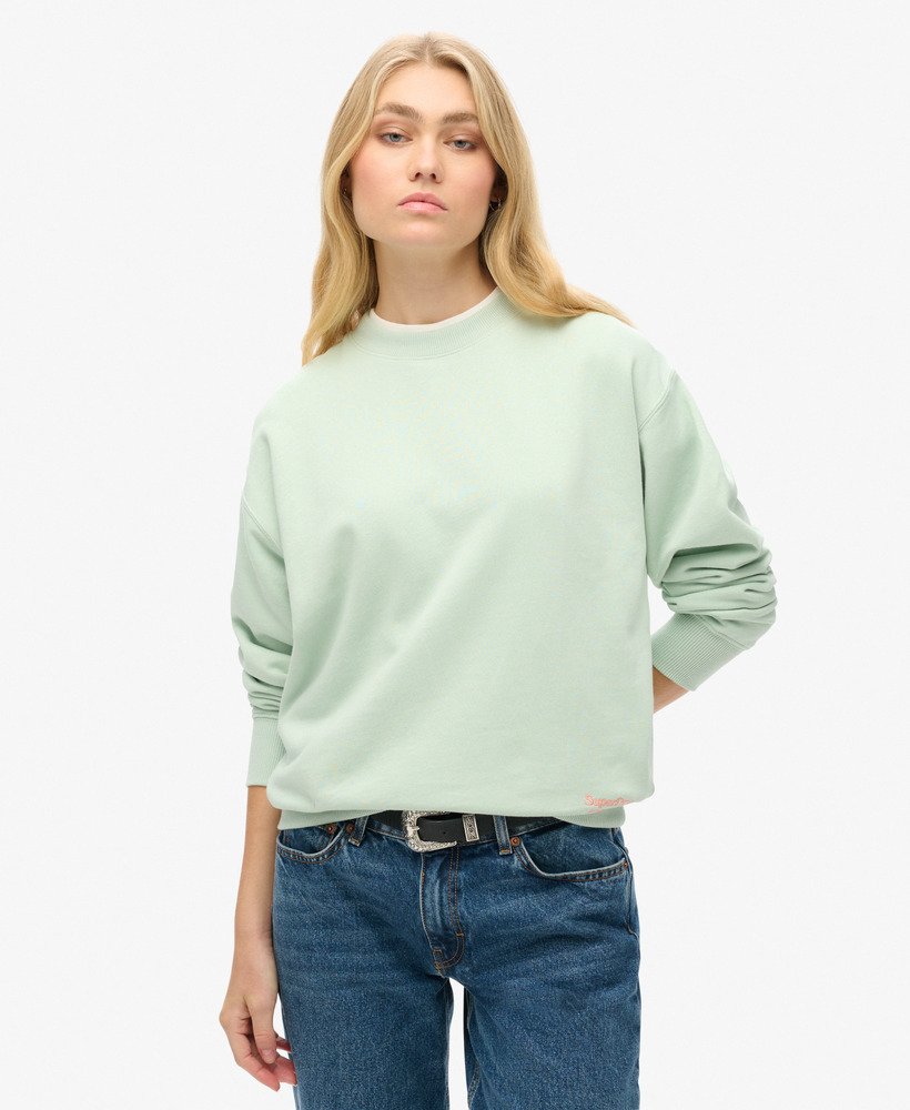 bluza essential logo w kolorze surf spray green