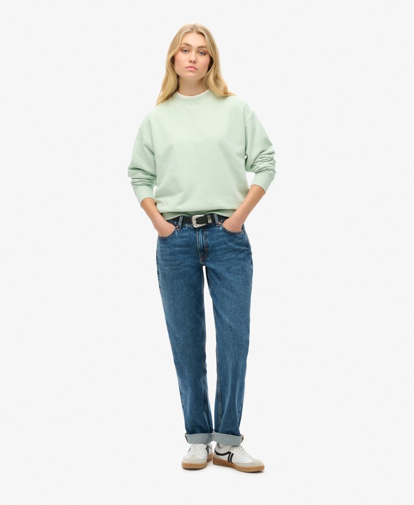 bluza essential logo w kolorze surf spray green
