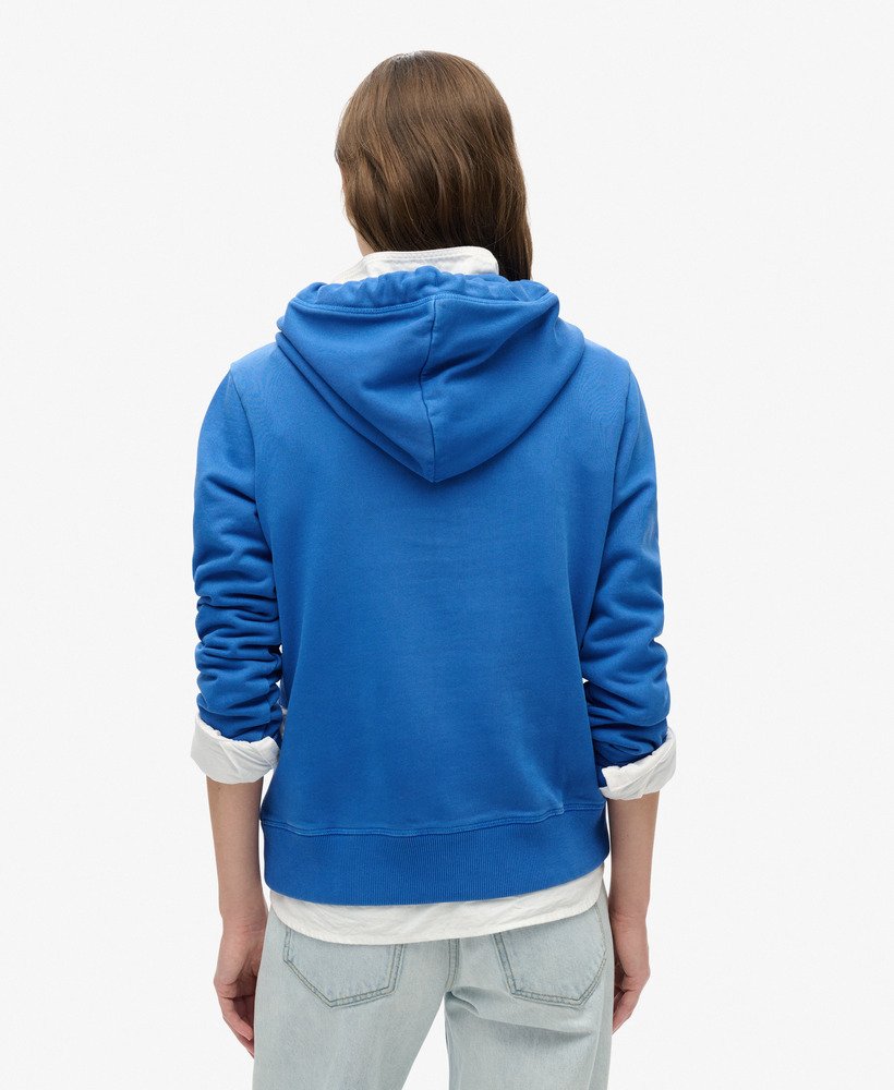 bluza z kapturem cooper tonal logo w kolorze royal mid blue