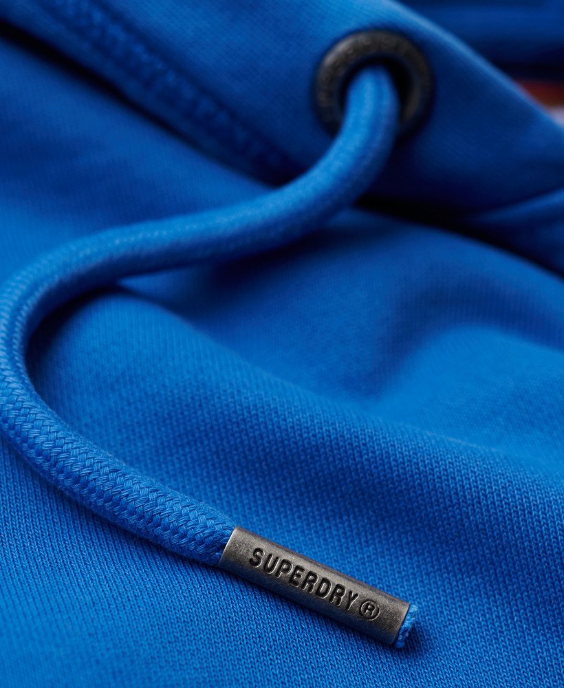 bluza z kapturem cooper tonal logo w kolorze royal mid blue