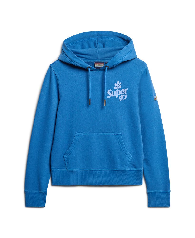 bluza z kapturem cooper tonal logo w kolorze royal mid blue