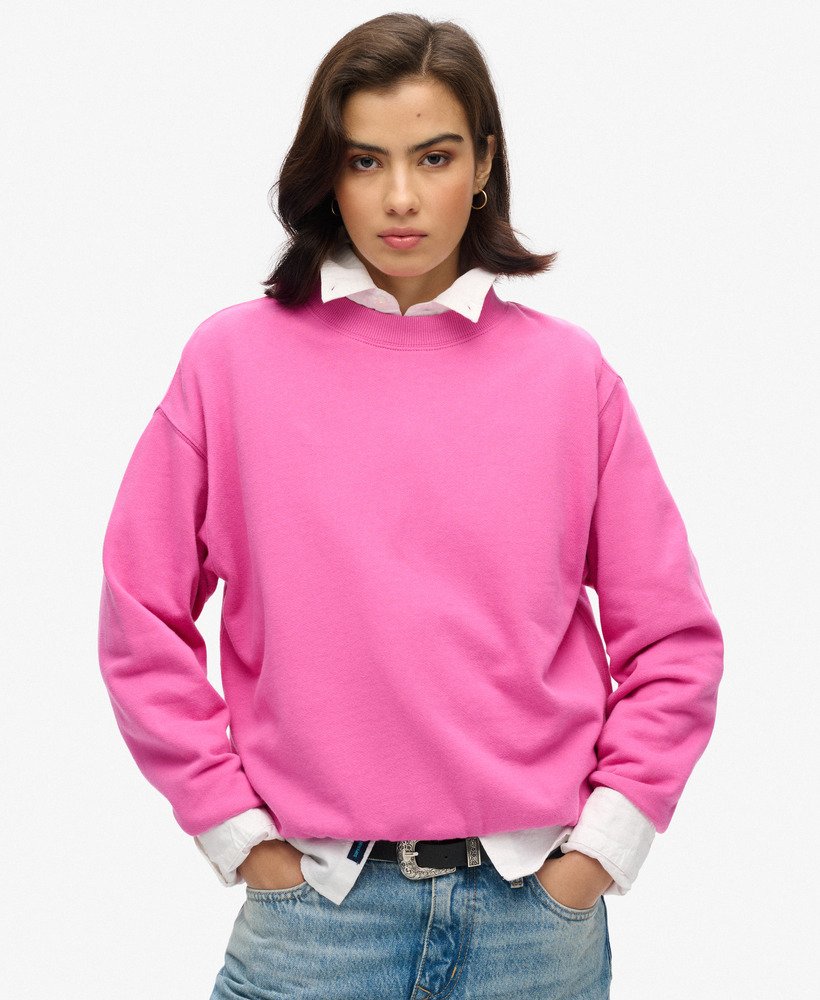 bluza essential logo w kolorze flash pink