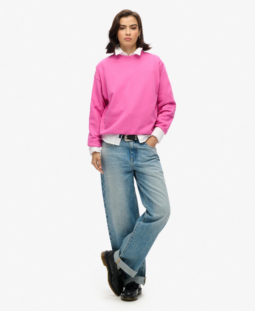 bluza essential logo w kolorze flash pink