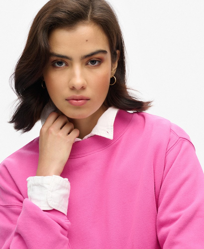 bluza essential logo w kolorze flash pink