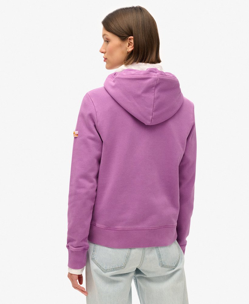 bluza z kapturem cooper tonal logo w kolorze jeżynowym