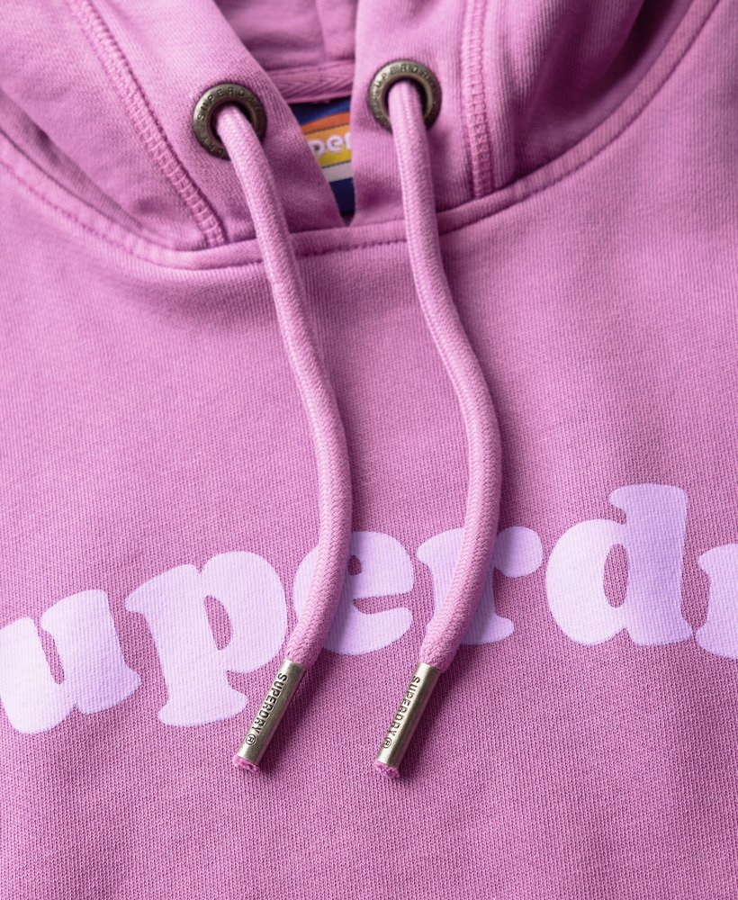 bluza z kapturem cooper tonal logo w kolorze jeżynowym