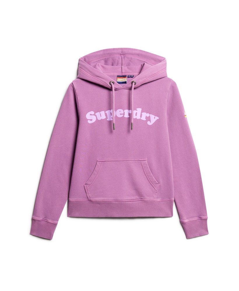 bluza z kapturem cooper tonal logo w kolorze jeżynowym
